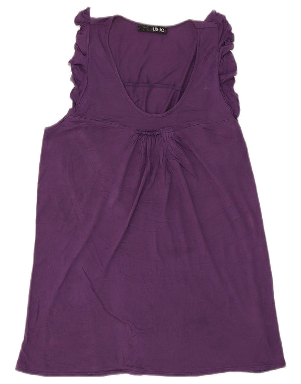 Blusa Senza Maniche Donna Liu Jo IT 44 Viola Medio Modal