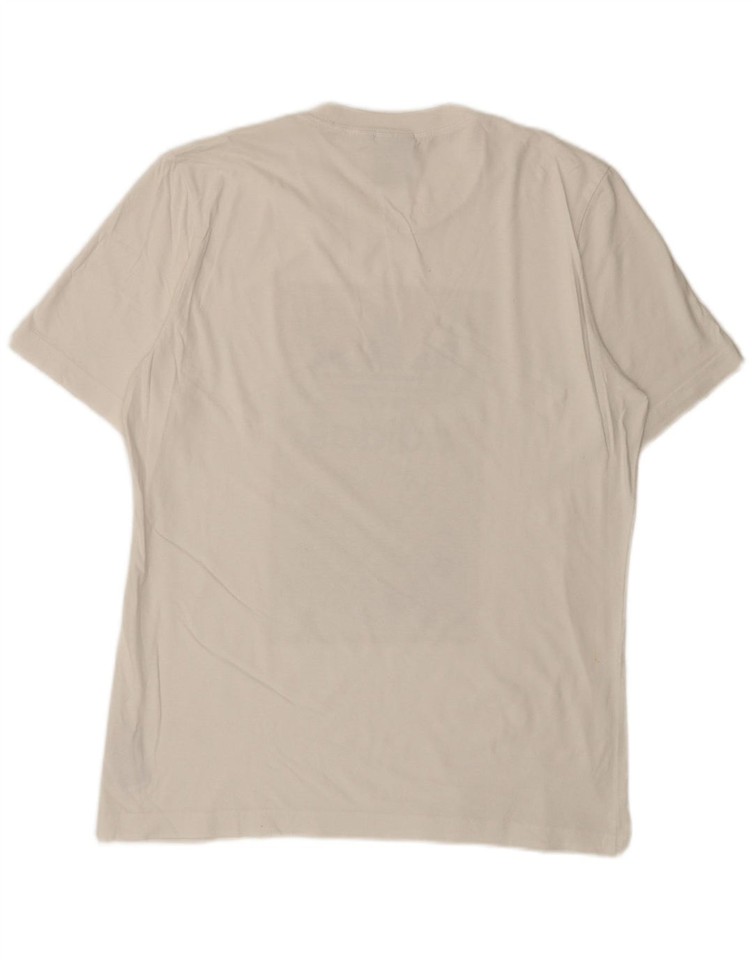 T-shirt grafica da uomo Adidas Top in cotone bianco medio