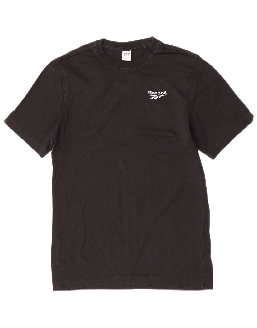 T-shirt Reebok da uomo Top XS in cotone nero
