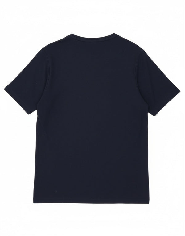 T-shirt Donna Trussardi Jeans Top UK 16 Large Blu Navy in viscosa