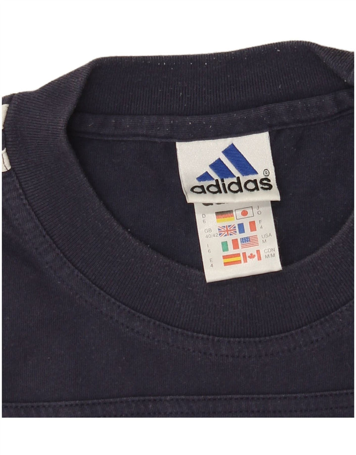T-shirt da uomo Adidas Top UK 40/42 cotone color block medio multicolore