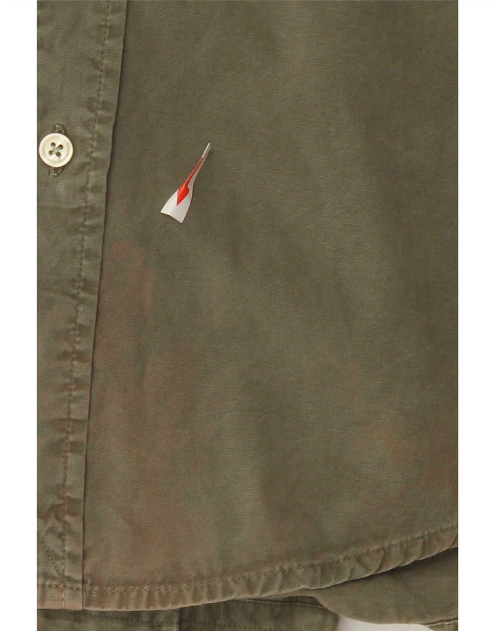 Murphy & Nye Mens Shirt Large Green Cotton