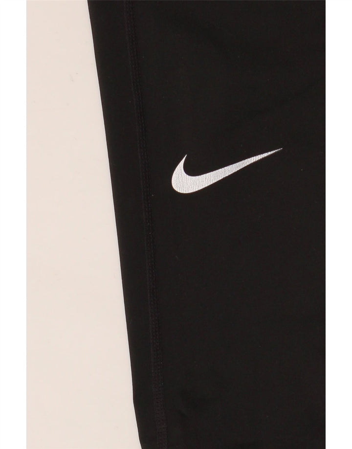 Leggings grafici da donna Nike UK 10 piccoli poliestere nero