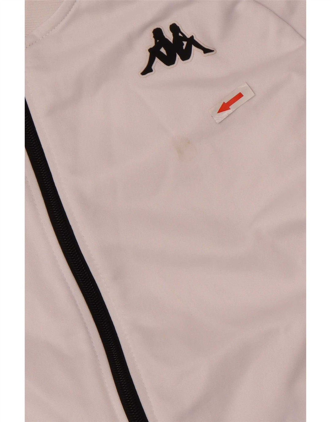 Giacca da tuta grafica da donna Kappa UK 10 Small White Colourblock