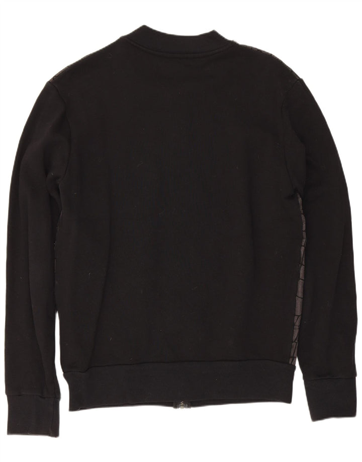 Giacca da ginnastica da uomo Zara grande in cotone floreale nero