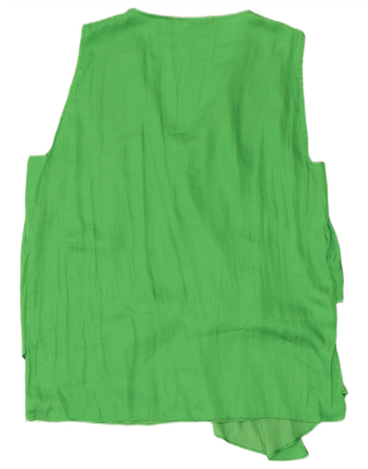 Camicetta senza maniche da donna Zara UK 18 XL Verde