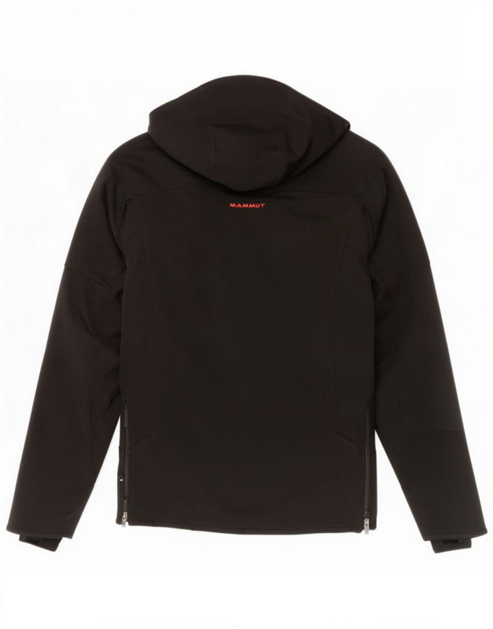 Giacca a vento con cappuccio da donna Mammut UK 14 Medium Black Poliestere