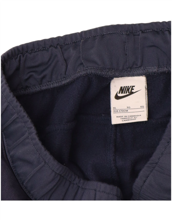 NIKE Pantaloni da tuta da ragazzo Joggers 13-14 anni XL Blu navy Colourblock