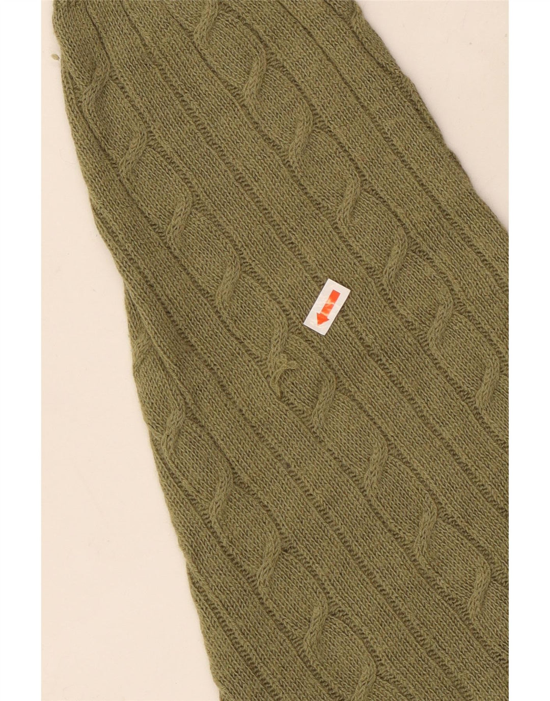 Maglione da uomo con scollo a V VINTAGE grande color kaki
