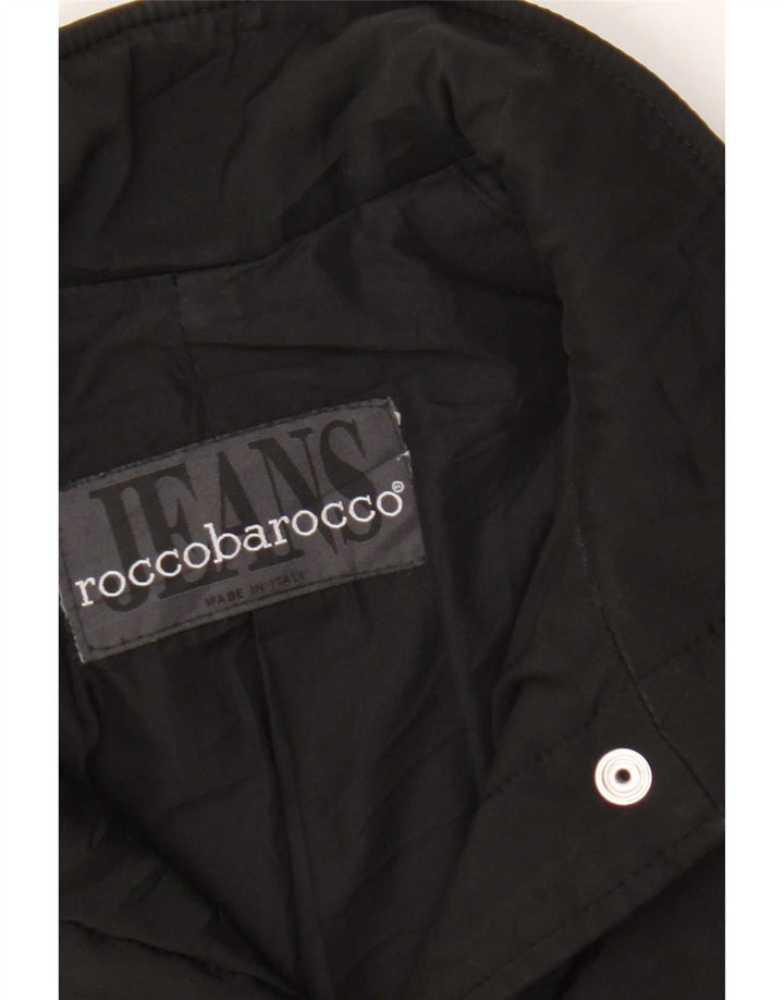 Giacca imbottita da donna Roccobarocco UK 10 piccola nera