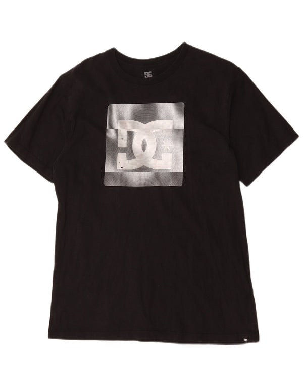 T-shirt grafica da uomo DC Top XL in cotone nero