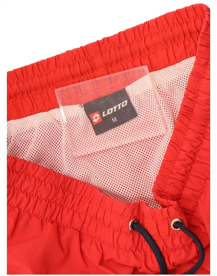 Pantaloncini da bagno da uomo Lotto rosso medio