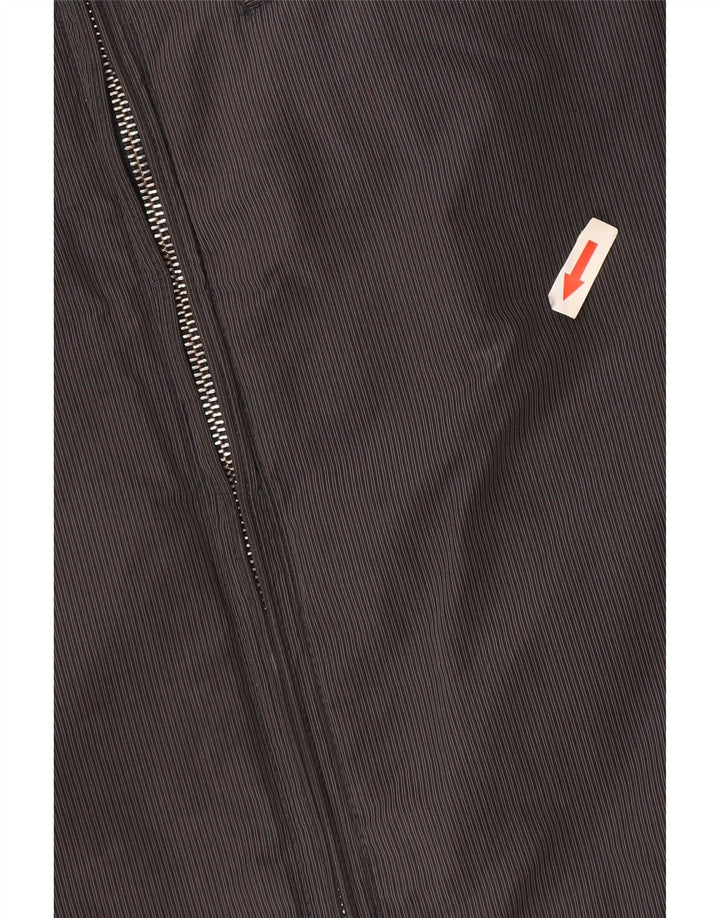 Giubbotto bomber Geox da uomo Respira UK 40 grande poliestere gessato grigio