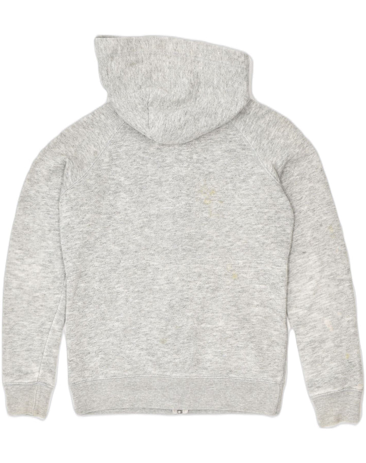 JACK WILLS Womens Zip Hoodie Sweater UK 8 Small Grey Cotton | Vintage | Thrift | Second-Hand | Used Clothing | Messina Hembry 
