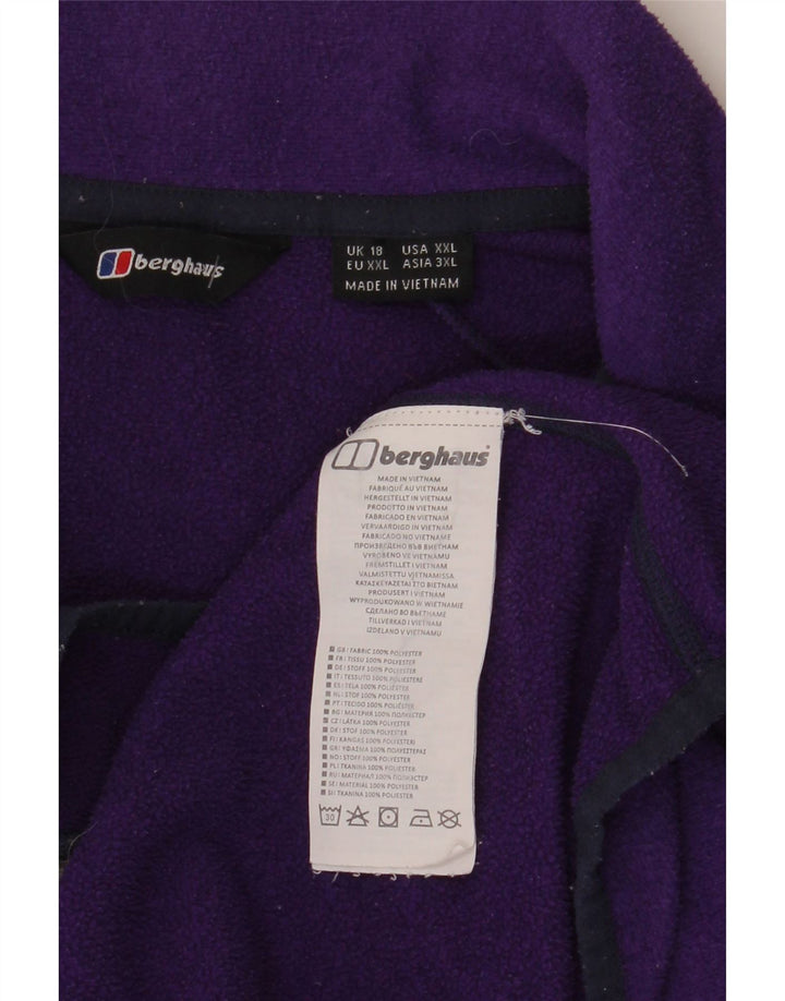 Giacca in pile da donna Berghaus UK 18 XL Viola Poliestere