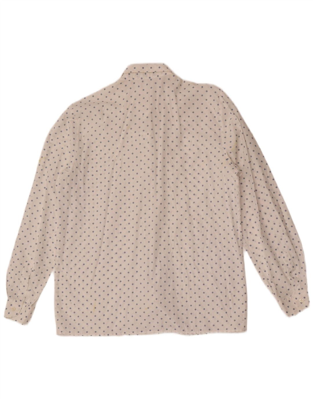 Camicia da donna Emmanuel Schvili UK 18 XL bianca maculata
