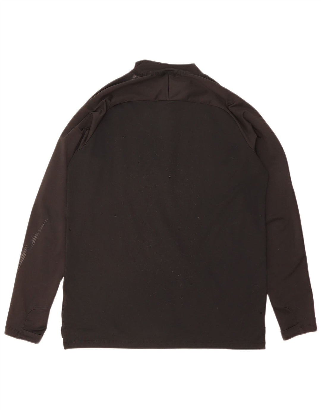 Top della tuta da ginnastica Nike Dri Fit Graphic Pullover da uomo, colore nero medio