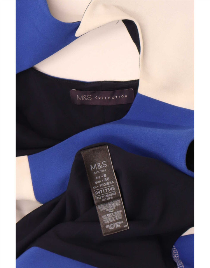 Abito tubino da donna Marks & Spencer UK 8 piccolo multicolore colorblock