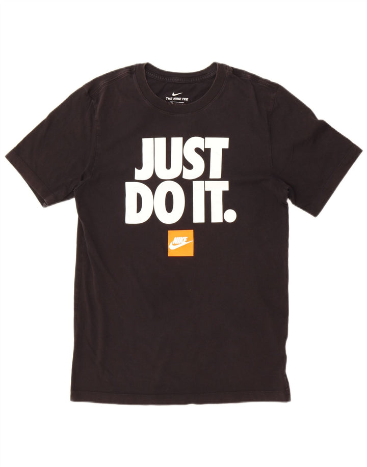 T-shirt grafica da uomo Nike Top piccola nera