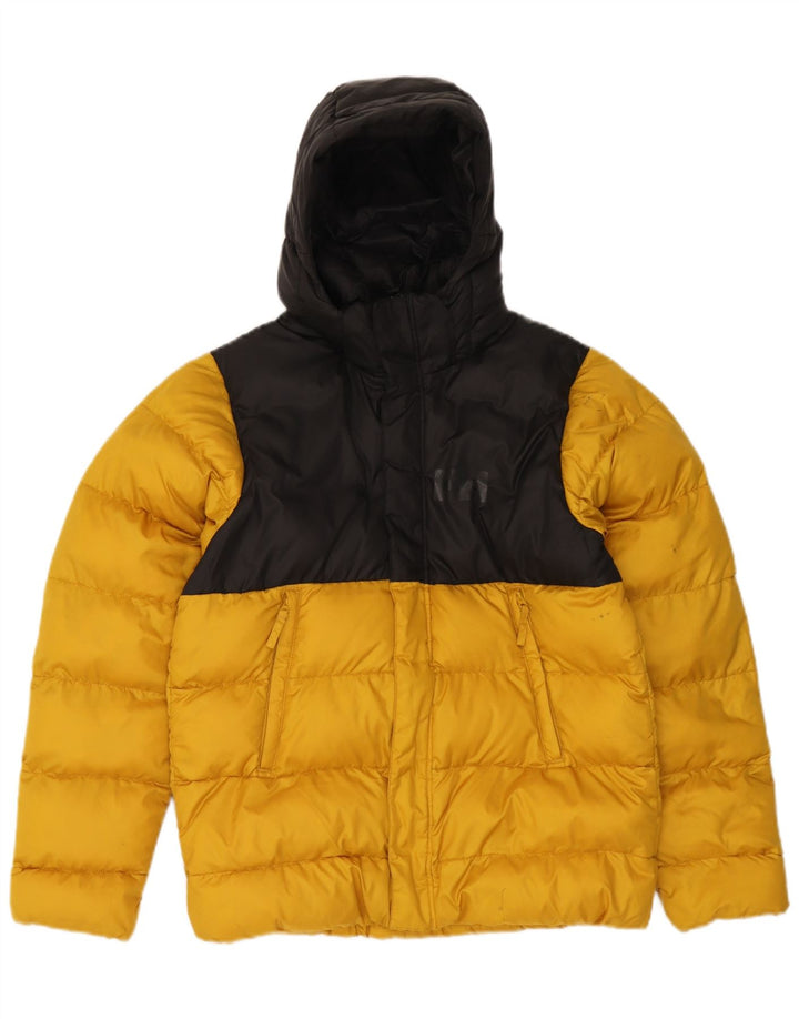 Giacca imbottita con cappuccio da ragazzo Helly Hansen 13-14 anni Colorblock giallo