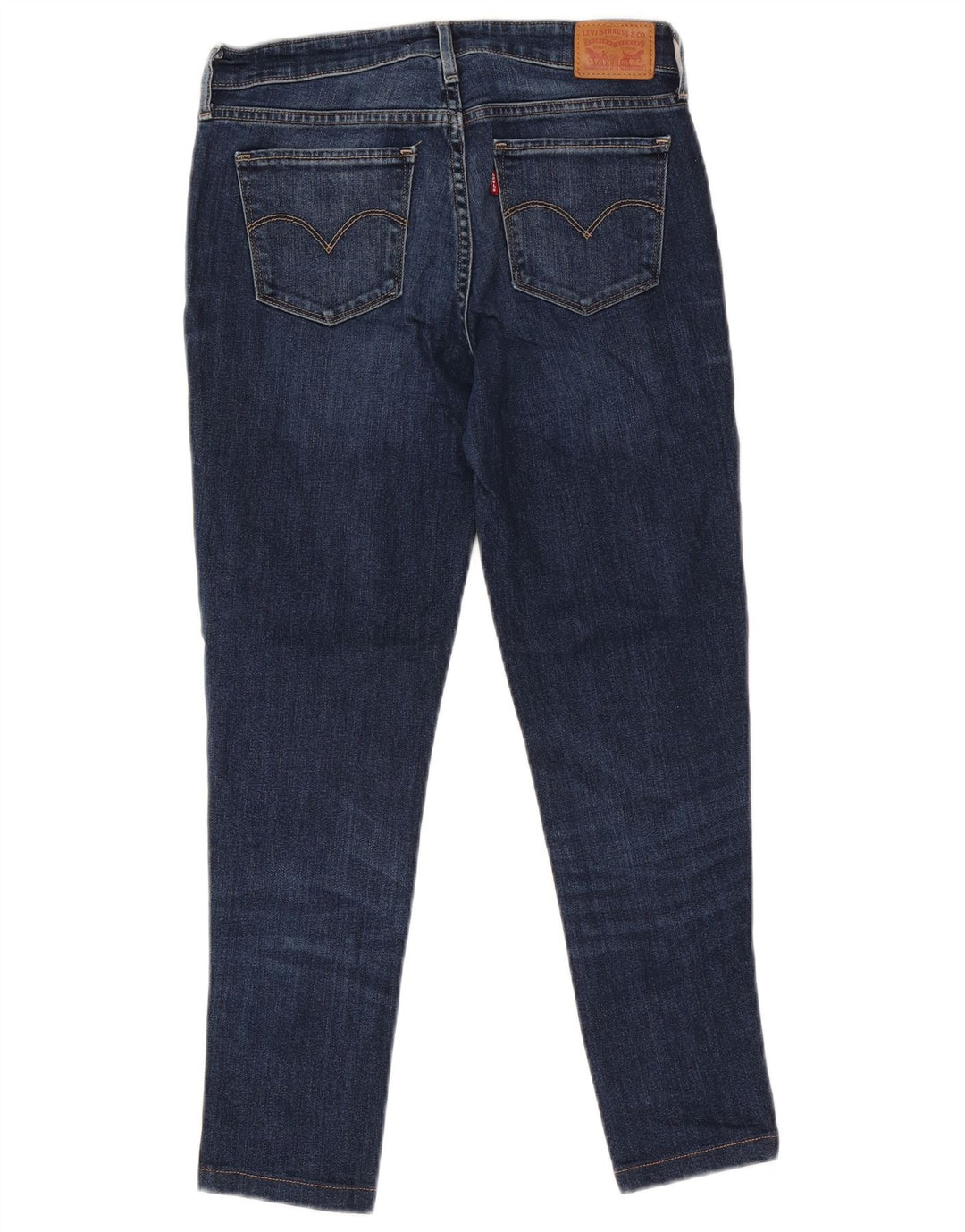 Levi's Jeans dritti da donna 714 W28 L26 cotone blu navy