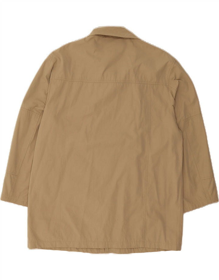 WAMPUM Mens Utility Jacket UK 42 XL Beige Cotton Vintage Wampum and Second-Hand Wampum from Messina Hembry 