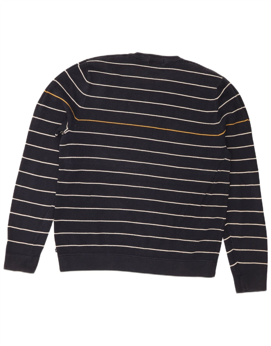 Maglione maglione girocollo da uomo Marks & Spencer blu Harbour blu navy medio