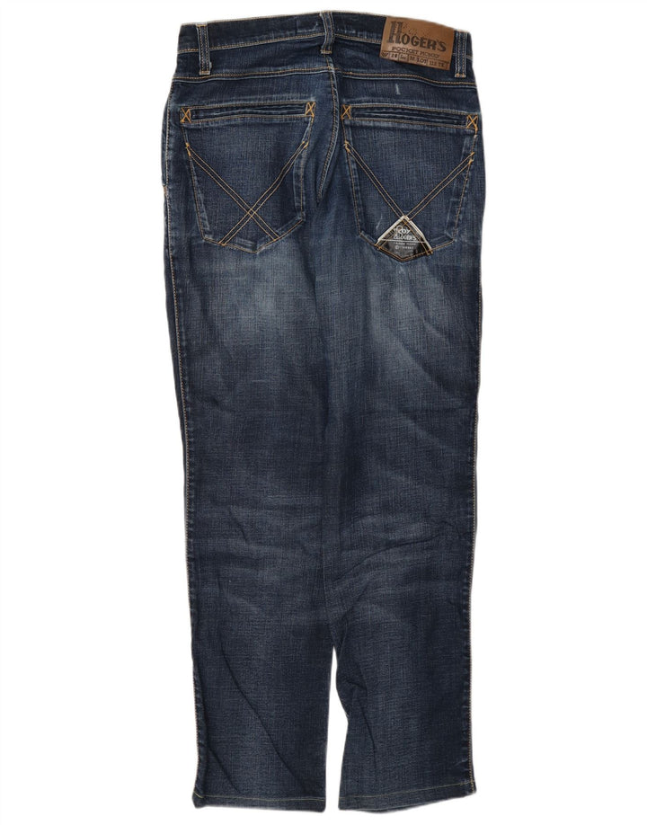 Jeans slim da donna Roy Rogers W29 L30 cotone blu