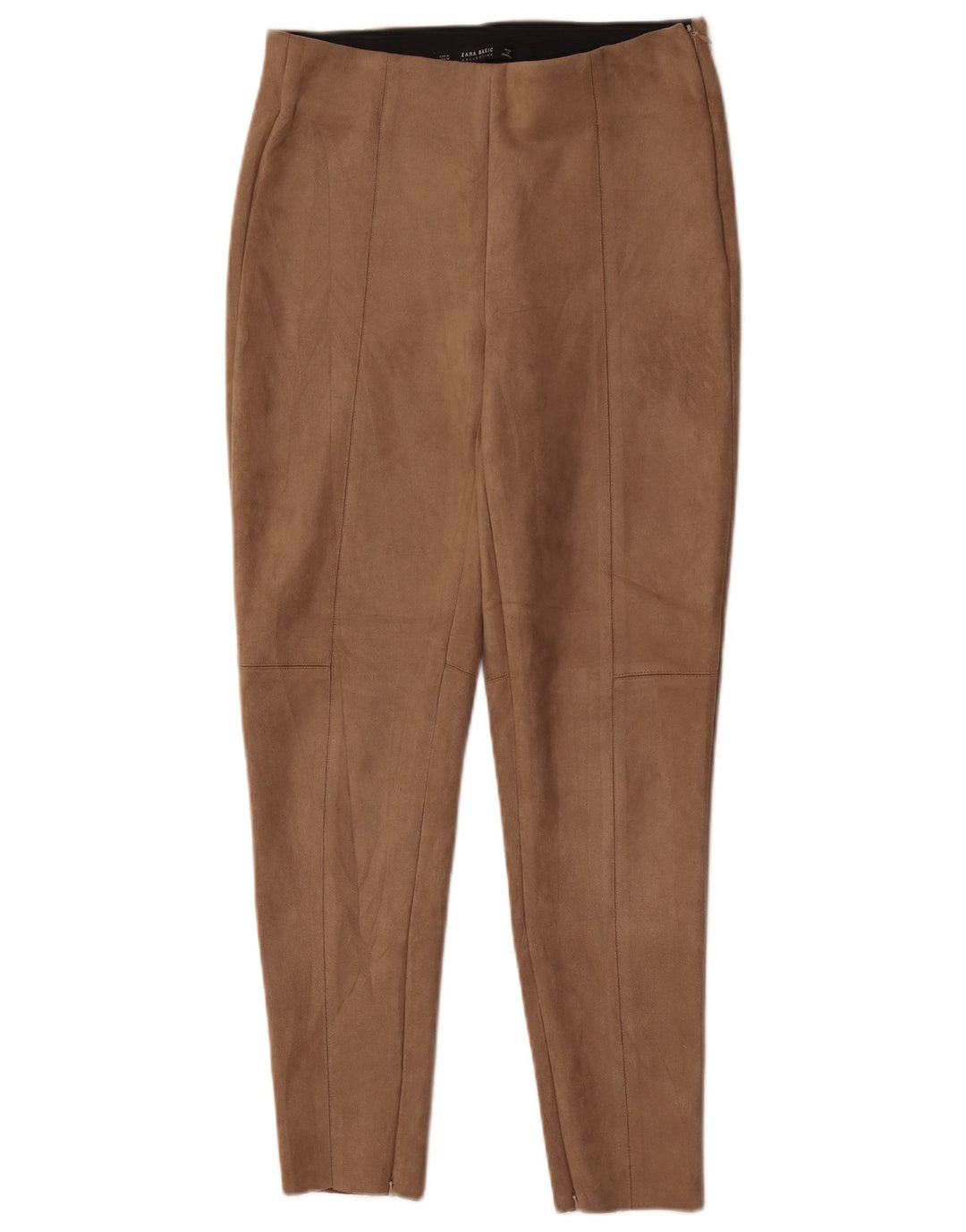 Pantaloni skinny da donna Zara medi W28 L28 marroni