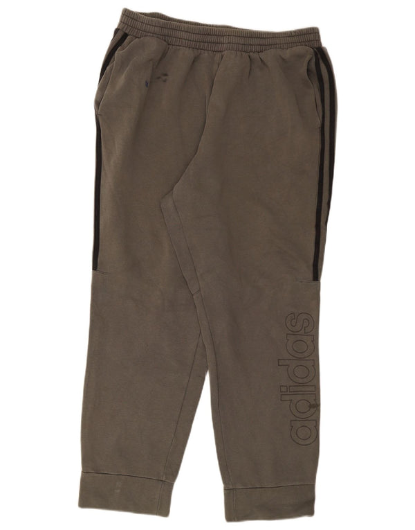 Pantaloni da tuta grafica da uomo Adidas Joggers grandi in cotone verde