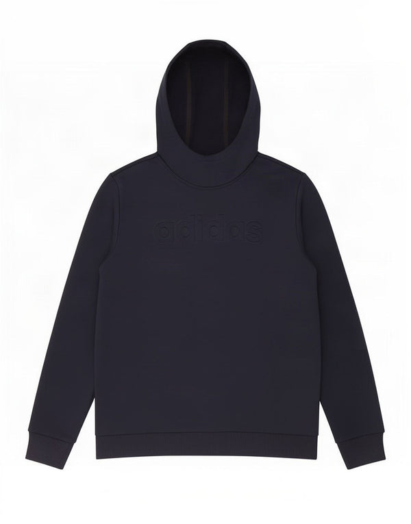 Felpa con cappuccio grafica Adidas Climawarm da ragazzo 13-14 anni in poliestere blu navy