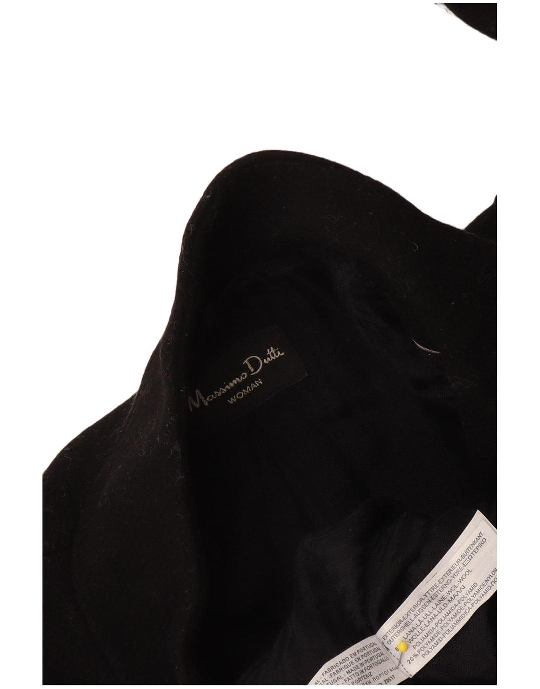 Soprabito da donna Massimo Dutti EU 38 piccolo in lana nera
