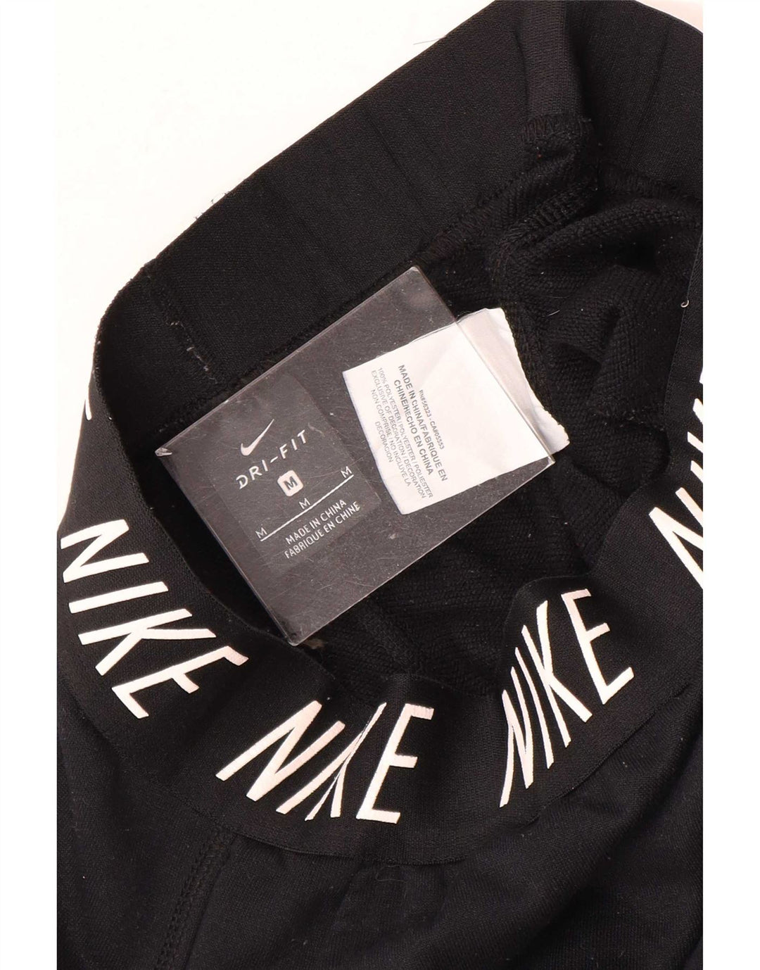 Pantaloni da tuta con grafica Nike da donna Joggers UK 12 Medium Nero Poliestere