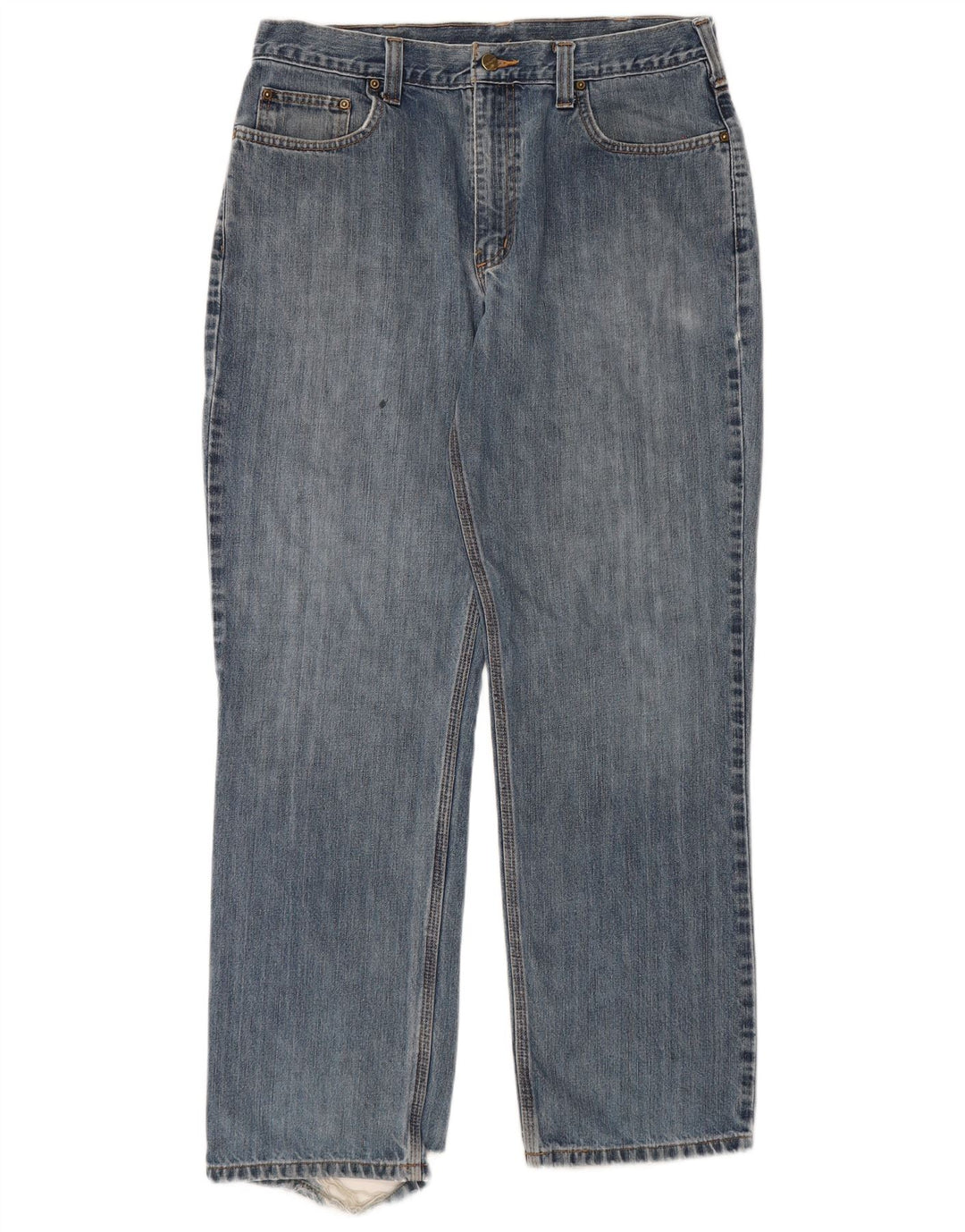 Jeans dritti da uomo Carhartt W36 L32 cotone blu