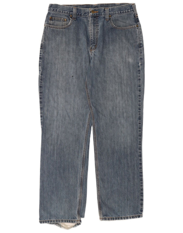 Jeans dritti da uomo Carhartt W36 L32 cotone blu