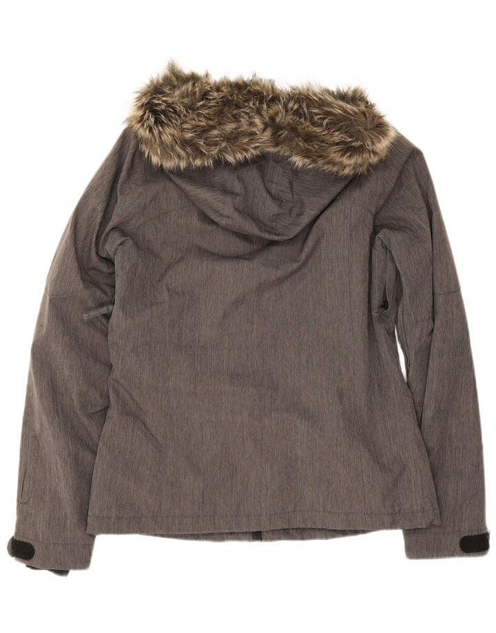 Giacca a vento con cappuccio da uomo O'Neill UK 10 Small Poliestere grigio