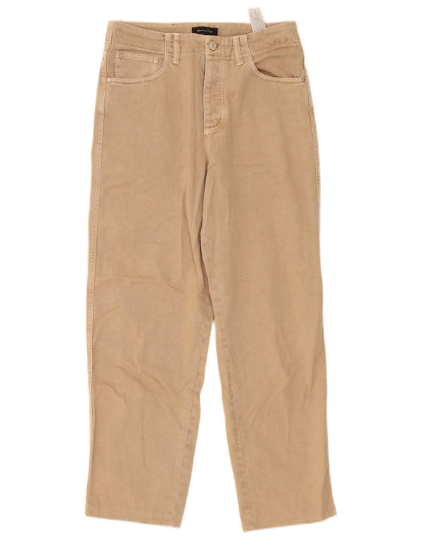 Jeans affusolati a vita alta da donna Massimo Dutti EU 38 Small W28 L27 Beige