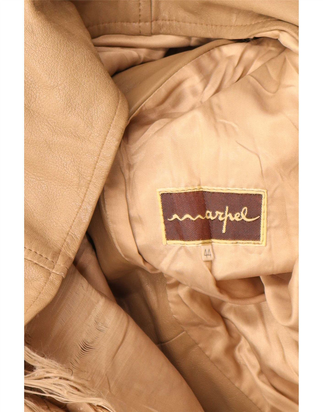 Giacca in pelle da donna Marpel IT 44 Marrone medio