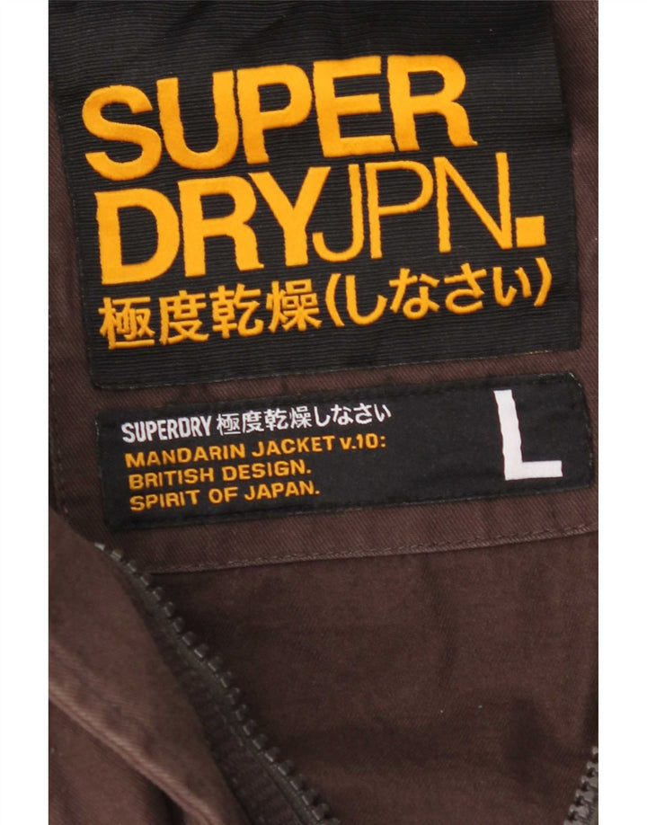 Giacca utility da uomo Superdry UK 40 grande marrone