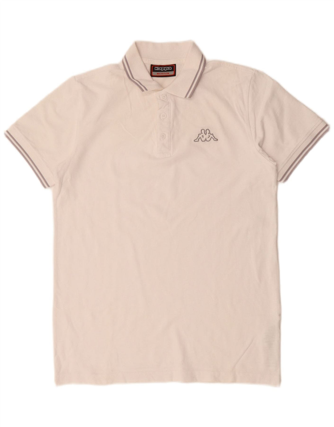 Polo Uomo KAPPA Cotone Medio Bianco