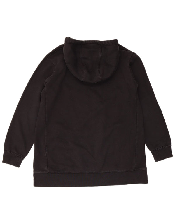 Abito in maglia da ragazza Nike con vestibilità ampia con cappuccio, 13-14 anni, XL, cotone nero, sportivo