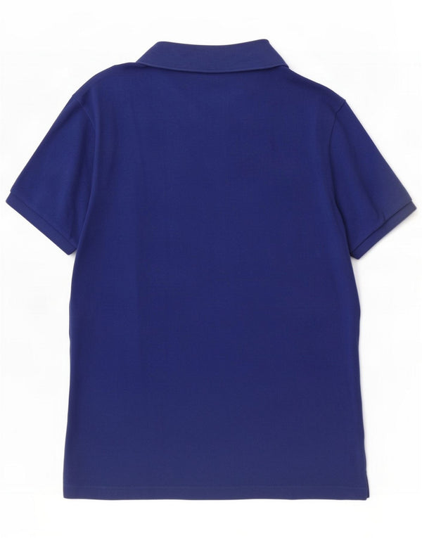 Polo da uomo slim fit Lacoste taglia 5 grande in cotone blu