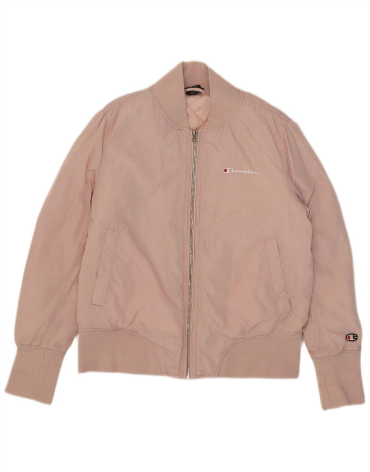 Giubbotto bomber grafico da donna Champion IT 46 Large Rosa Poliestere