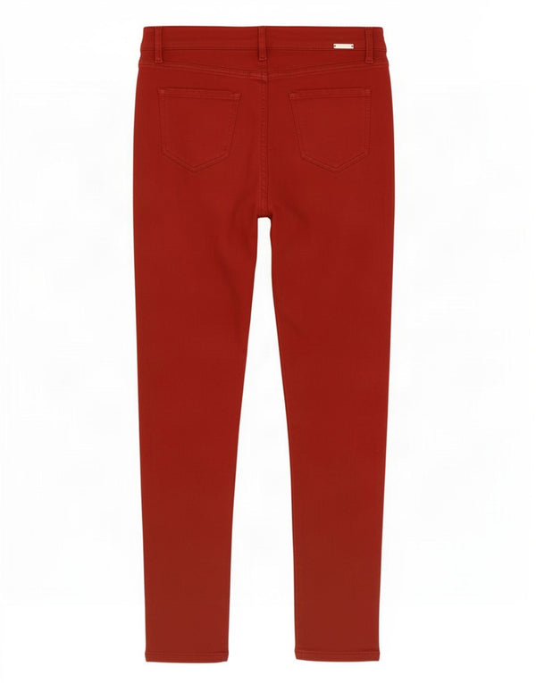 Jeans skinny da donna Massimo Dutti EU 38 Small W28 L27 Cotone rosso