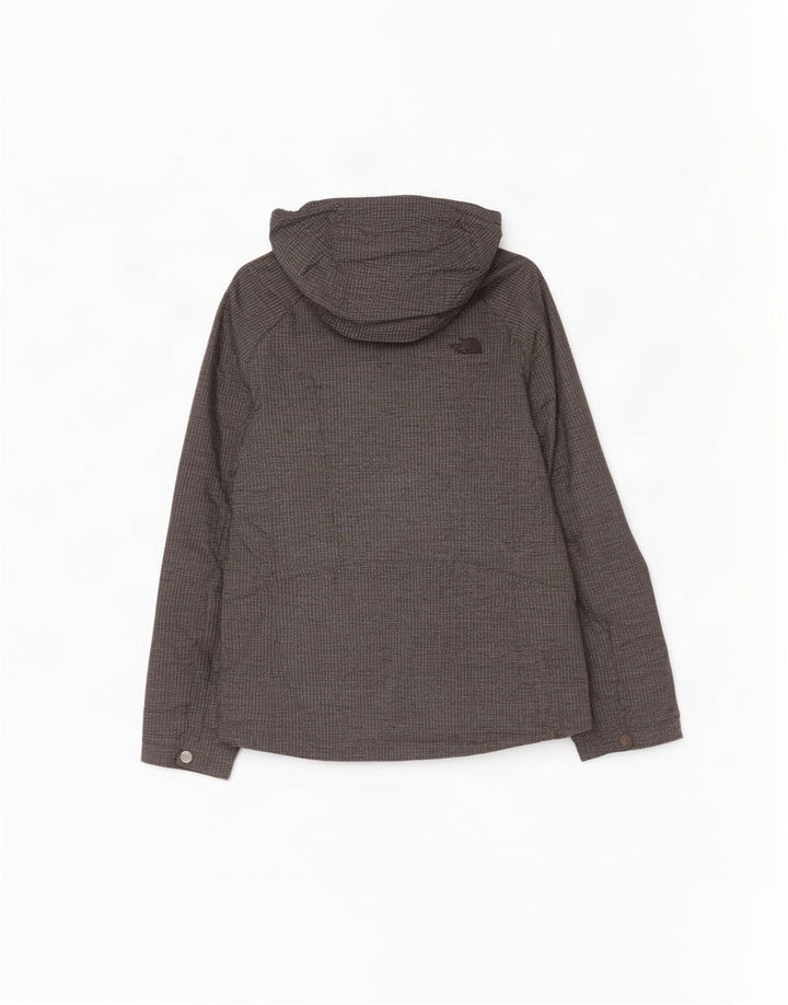 Giacca antipioggia con cappuccio da donna The North Face UK 14 Nylon grigio medio