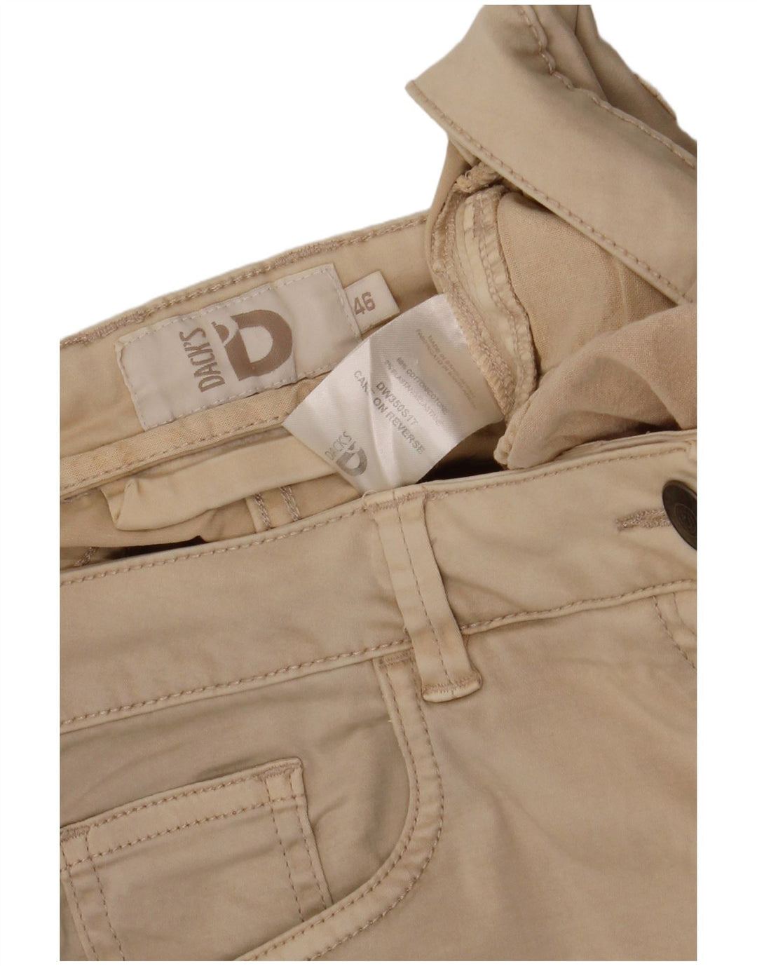 Pantaloncini casual da donna DACK'S IT 46 Large W32 Cotone beige