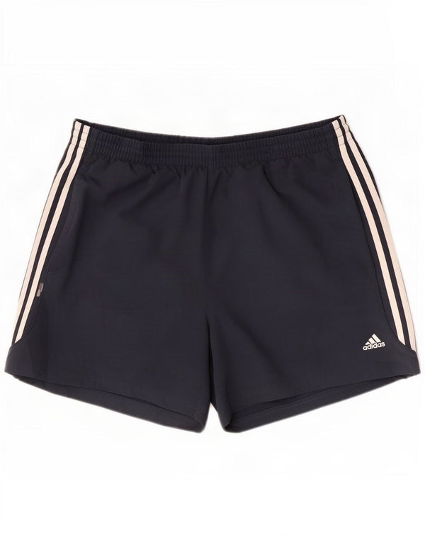 Adidas Mens Sport Shorts Large Navy Blue Polyester