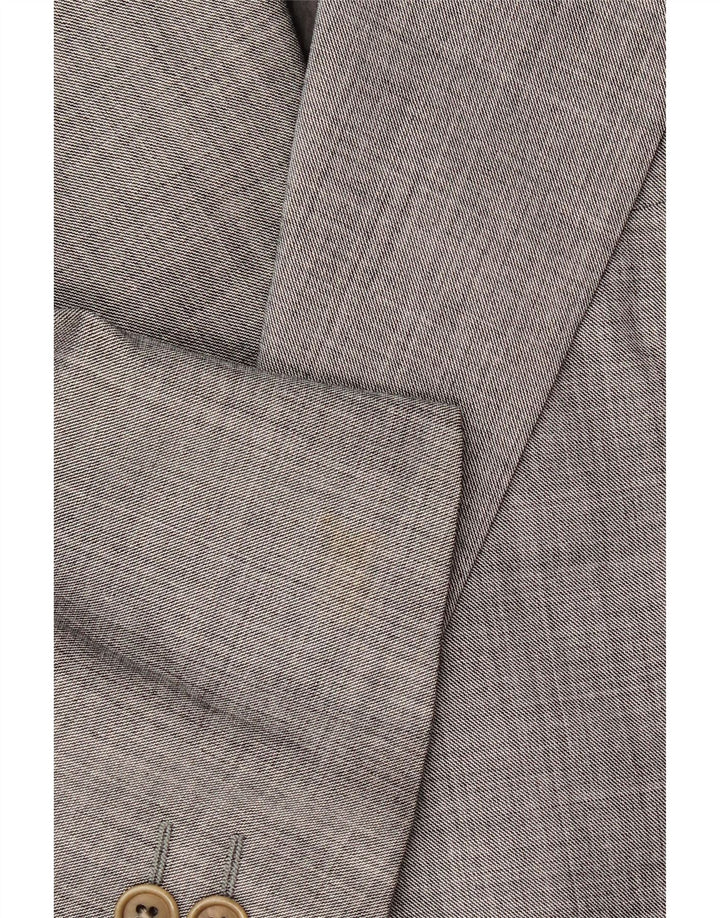 Giacca Blazer Doppiopetto Uomo TRUSSARDI IT 52 XL Grigio Lana Vergine
