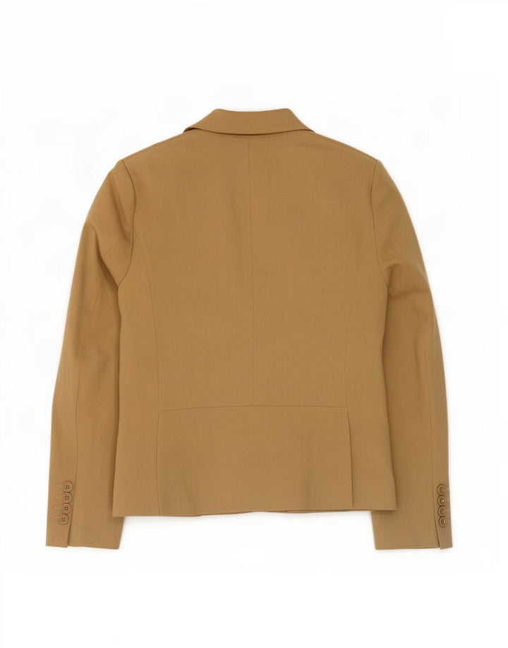 Giacca blazer a 2 bottoni Marks & Spencer da donna UK 12 Poliestere beige medio