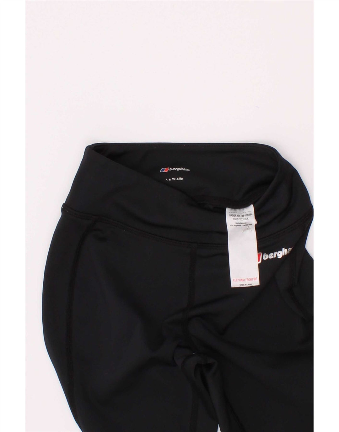 Leggings per ragazze Berghaus 5-6 anni in poliestere nero